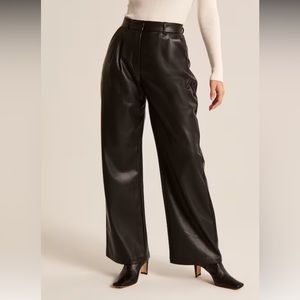 A&F Curve Love Leather Trousers